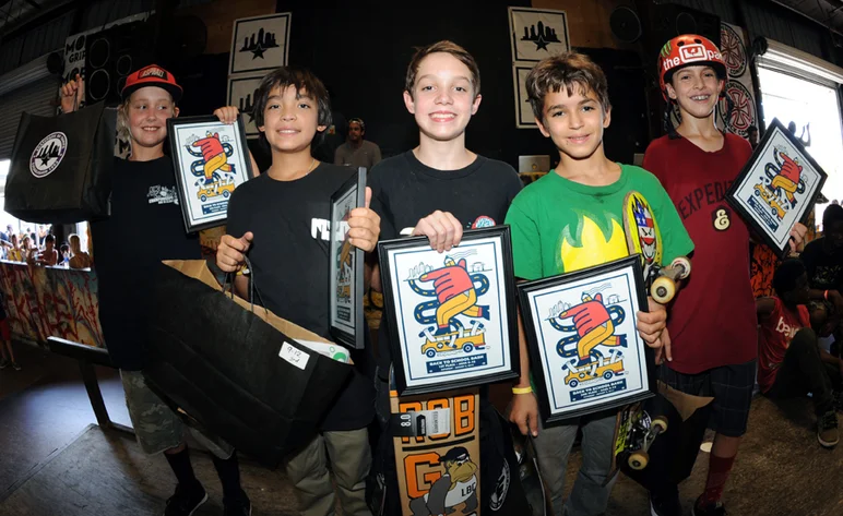 <!--bts14-->

9 to 12 winners from left to right: Harry Fredlund, 4th; Mason Munar, 3rd; Wesley Box, 1st; Austin Hufnagel, 2nd; Jake Yanko, 5th.



