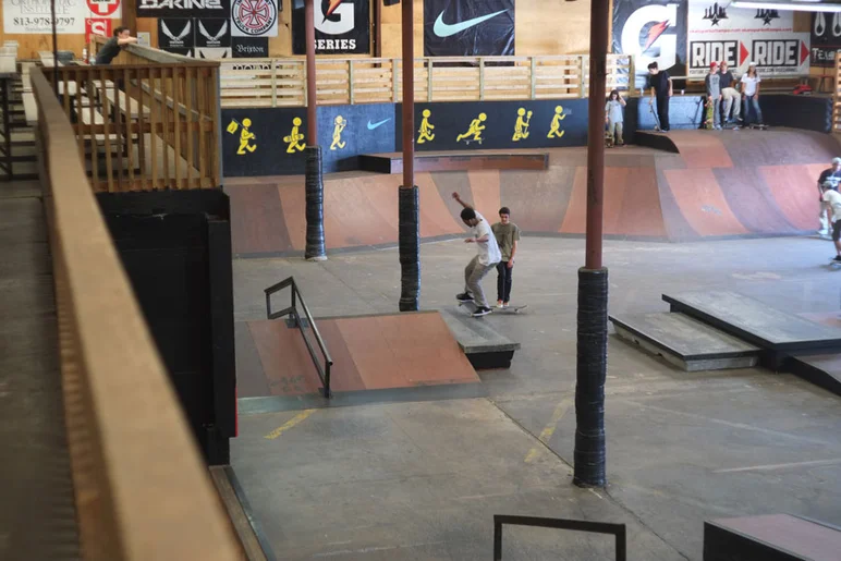 If this isn't your view of the Contest in person, check it right here at skateparkoftampa.com starting Friday at 6pm.<!-- Tampa Pro 2013 Calm Before the Storm -->