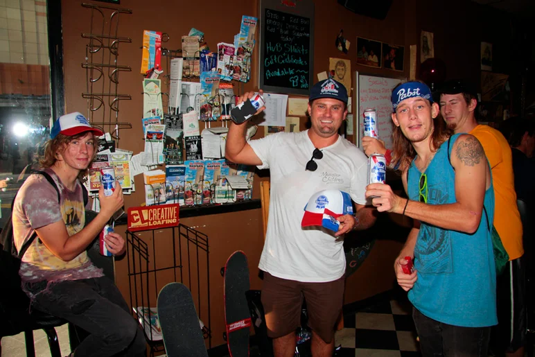 <!--ssc15-->

Cullen from PBR had hats, T’s, coozies, wristbands and anything your heart desired. He also made the whole trip with us pushing through Tampa.