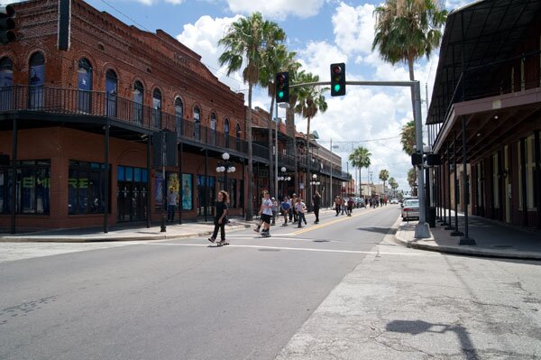 Headed into Ybor now