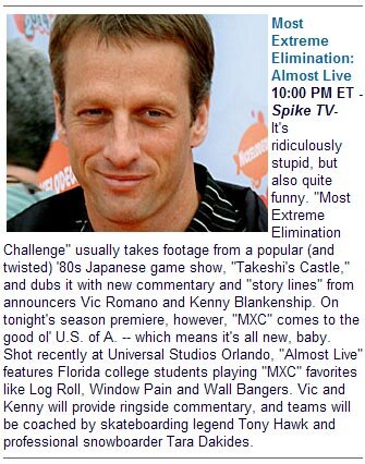 Watch for Tony Hawk on MXC!