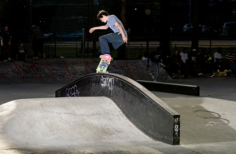 <!--danyc17practice-->

Straight from the Scums of New Jersey with the Savages, Brian O’Dwyer escapes with a Nosegrind Pop-Out.