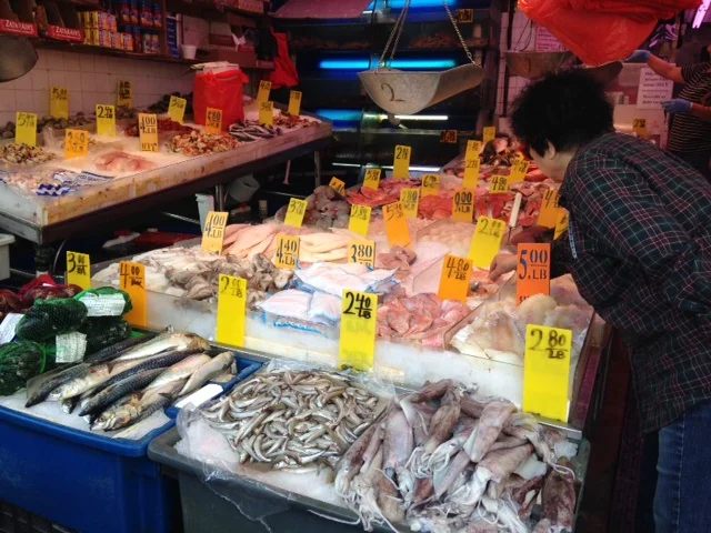 <!--NYCRT-->

Fish market in Chinatown.