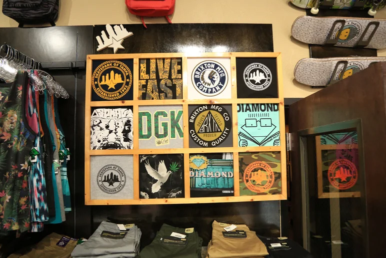 <!--sy14-->

The T-shirt wall.