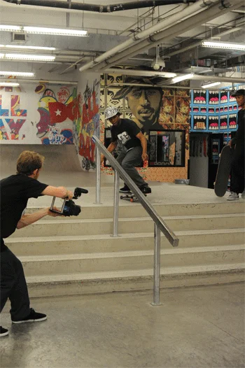 Markus Jalaber - backside 180 nosegrind to forward.<!-- Atlanta Road Trip to Da Playground -->