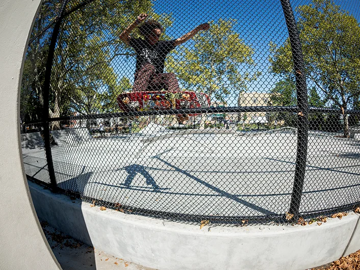 <!--danyc16-street-->

You’ve heard of under the ladder, but Alejandro Burnell poses the question: are you familiar with behind the fence?  No Relation.