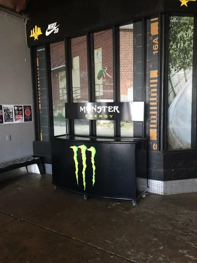 <!--calm2015-->

Get to know this area because this is where the free drinks will be served. Monster will also have plenty of canned energy in case you start getting faded.