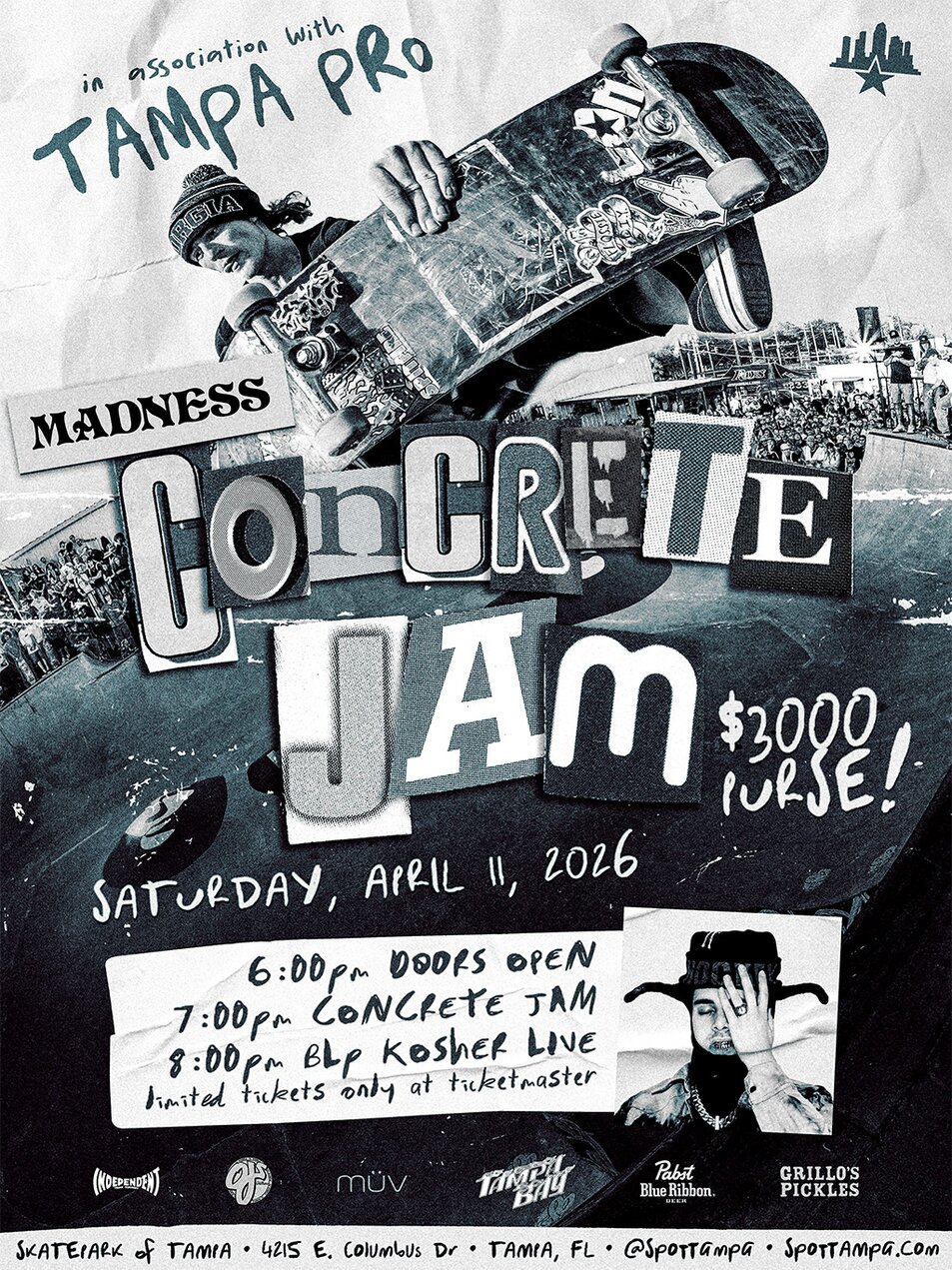 2026 Tampa Pro Madness Concrete Jam