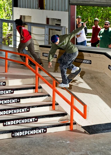 <!--DA-ATL16-1-->

Marcos Montoya throws down a picture perfect BS Noseblunt Slide, well maybe my photo isn’t perfect but the Noseblunt for sure is.