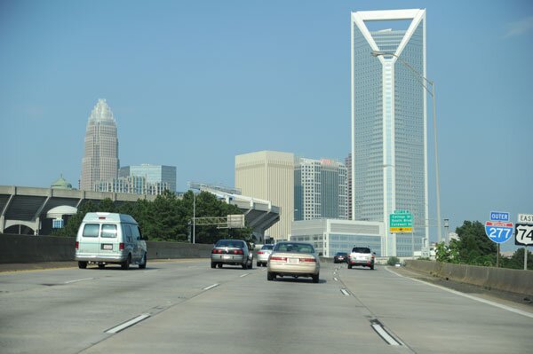 Headed to some skate spot in Charlotte