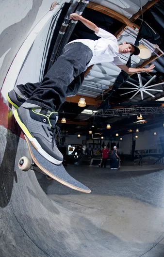 <!--dacm16fri-->

Up close and personal with Taylor McClung and his crispy new kicks.