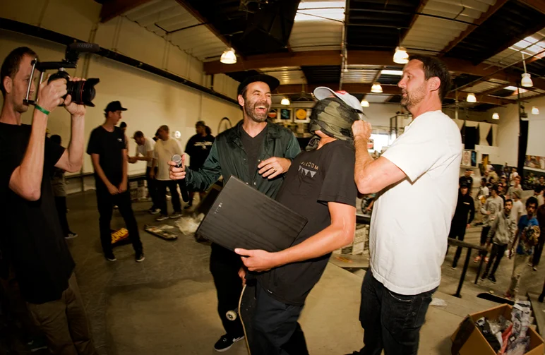 <!--dacm16-finals-->
And Boom!  Just like that! When they called 2nd place (Zion Wright) we all know our 1st Place winner.  Alex Midler!  Brian gets so excited he gives him his favorite shirt.