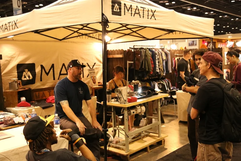 <!-- surfexpoJan2014 -->
Stopped by the Matix booth to pay good friend Gabe Clement a visit.