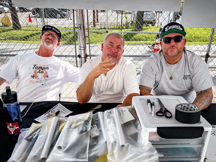 It’s Sunday morning at Tampa Am 2023 and the crew is looking a little tired. Saturday nights in Ybor will do that to even a seasoned veteran.
<!--tampaamsunday2023-->