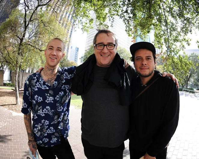 <!-- johhnyRomanoAAnov13 -->

We ran into Nick Trapasso, Jon Coulthard, and Raymond Molinar in the streets of downtown Houston.