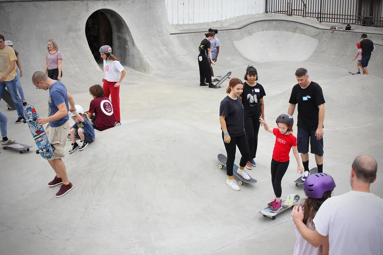 <!--vansgirlsclinic-->

The Concrete course was no less packed. It was seriously a little overwhelming.
