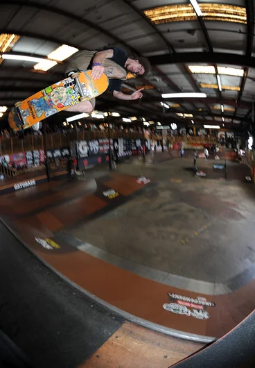<!--finalspro14-->

I hope you've seen Ben Raybourn fly around in his new Nike SB video that welcomes him to the team. Ben did this head-high backside air to axle bash and went in fakie. It was bonkers.