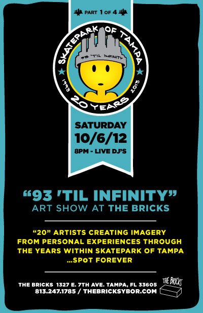 93 'Til Infinity Art Show at The Bricks