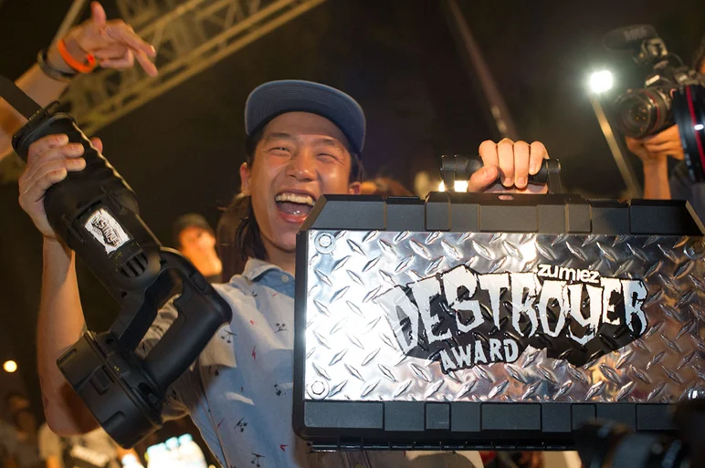 <!-- damnamshanghai2 -->

Wang Huifeng took home the Zumiez Destroyer Award. Thank you Zumiez for being a part of Damn Am. 
