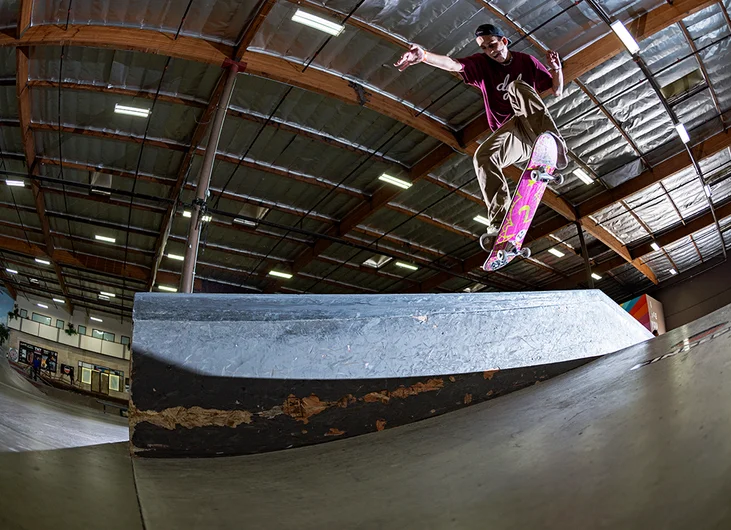 <!--dala19practice-->

We get by with a lil help from the bump, Ricky Chavez takes advantage with Tre Noseslide.
