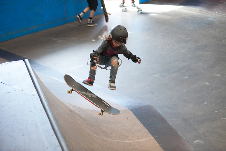 <!--vday17photos-->

Jacsen Kutik came out and dominated the 8 & Under division with his laid-back style and tricks like this pressure flip body varial. WTF??