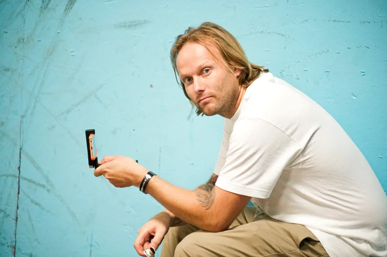 <!--am15-thursday-->

Fred Van Schie likes to match his eyes with the wall.