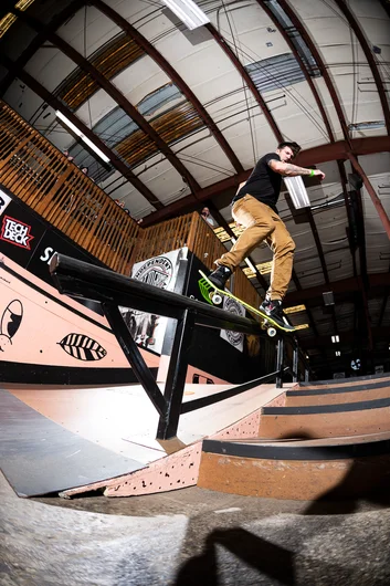 Cobra with an always proper Back 270 Lip, Dane… got your shadow in there a little
bit.

<!--tampapro23day1-->