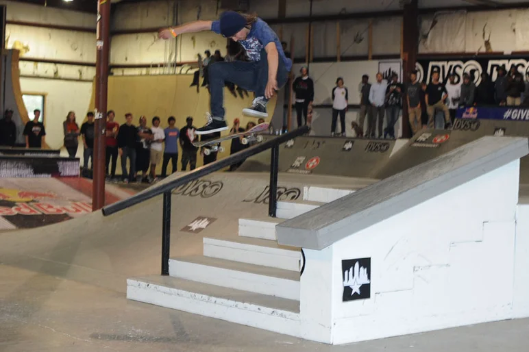 We haven't seen Kevin Braun since we met at King of Chicago back in 2009.  He came to Damn Am this weekend for the first time and killed it, ending up in 3rd in the Finals.  That's a switch frontside flip.  Kevin, see you at Tampa Am!<!-- Damn Am Atlanta 2013 Presented by DVS -->