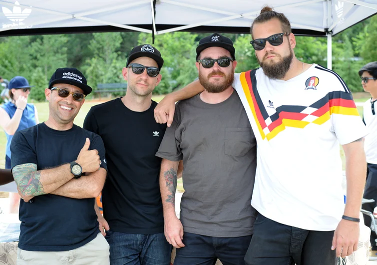 <!--Copa2014-->

L to R - Rich, Jess, Bobby and Cullen from Adidas. Thank you so much Adidas for hosting such an awesome event. Everyone in the contest got hooked up with free shoes, too!
