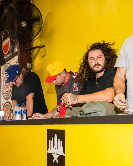 Ian, Yonis, and Cash came through the building to judge this year <!--harvestjam21-->