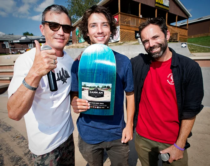 <!--wpa-sat-->

Liam McCabe got 2nd in Best Trick with 360 Double Flip Lipslide, it was crazy looking.