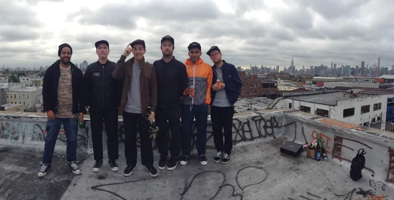 <!--conspolar-->

Scenes from a rooftop: (from L to R) Alex Bowers, Mikah Collins, Josh Stewart, Alex Sherrer, Josh Wilson, and Pat Stiener.
