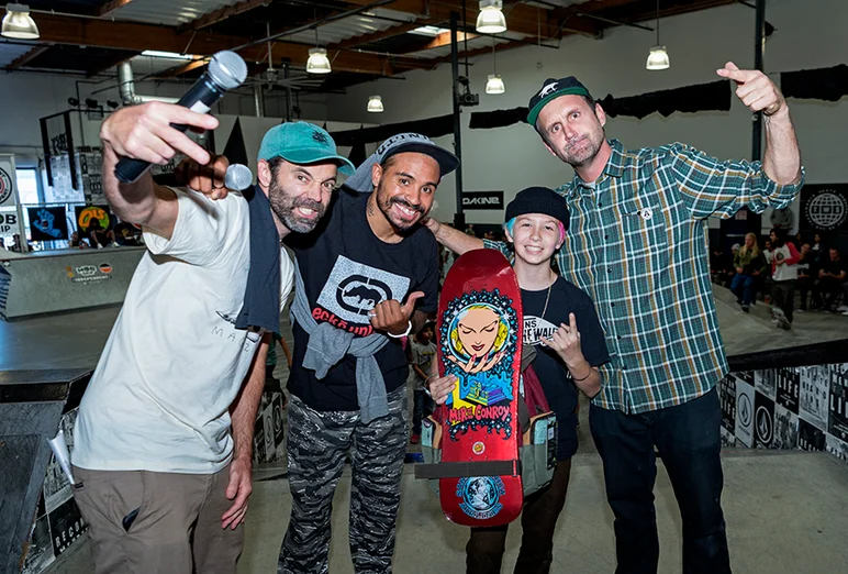 <!--dacm17-finals-->

With Sideburns lookin' like they were dipped in snow cone syrup, Lazer Crawford takes home the Santa Cruz Smasher award. Oh and oh yeah, btw... Manny announced the contest this weekend and killed it!