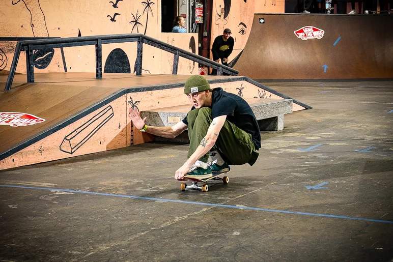 Peter cruising thru the finish line to take the W

<!--cotc2024-deathrace-->