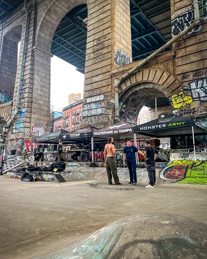 Tents are all setup. Lookin' like we are good to go for Damn Am NYC 2023

<!--damnamnyc23-day2-->