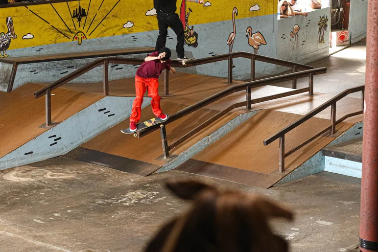 13-15 Winner Hunter George with a Feeble across and down<!--onthespot21-->