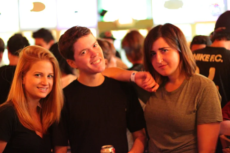<!--thurspro15-->

Fresh off the plane and straight to the bar is Brianna Zilles, Chris Sarte, and Caila Burke from Nike SB.
