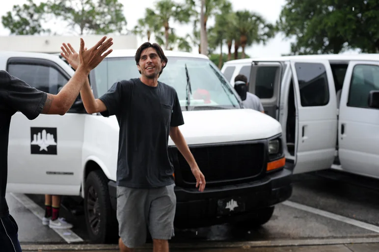 <!--Copa2014-->

This is where we split, as the MIA team hit the Turnpike on their way back to Miami, the SPoT team to Tampa. Last minute handshakes with Danny Fuenzalida and the rest of the homies.










Before leaving the skatepark, Alejandro had to get a photo. This no comply over the bank to bank is proper! Back to the hotel to recharge the batteries and head to the pizza party in East Atlanta.





