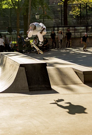 <!--danyc17practice-->

How you gonna get that big Nollie Heel into that lil bank? Idk, ask Zion.