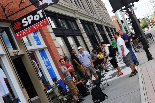 Levis X Nike SB Dunk Release at SPoT Ybor