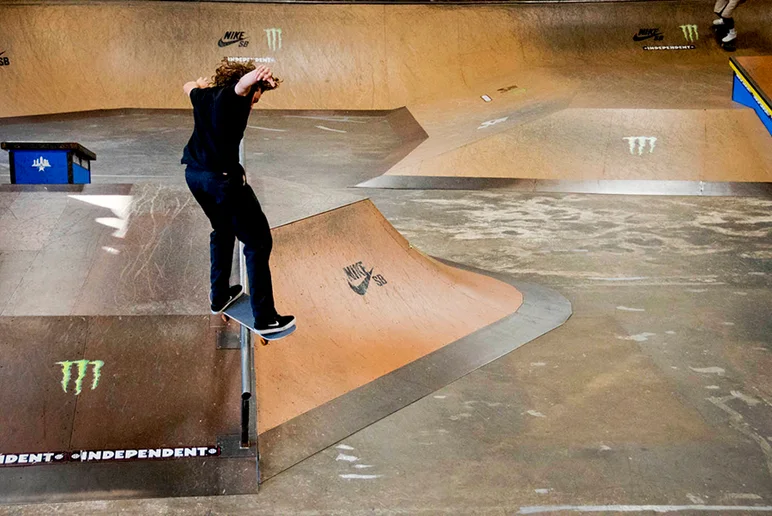 <!--am16friphotos-->

But seriously… Gigantic Congrats to Myles Willard!! That was a lot of dudes and you prevailed my son!!  Good luck in Semis!!  Stay tuned today for more hi-jinks, fun, and mind blowing skateboarding. Nuff Sed!!!!! Photo: Josh Spitzer