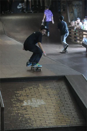 Check the sequence of Brandon's switch frontside 180.<!-- Back to School Bash 2012 Presented by Altamont -->