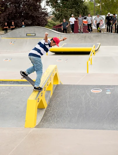 <!--daww17finals-->

Sora Negishi had this BS Noseblunt Slide on lock all weekend.