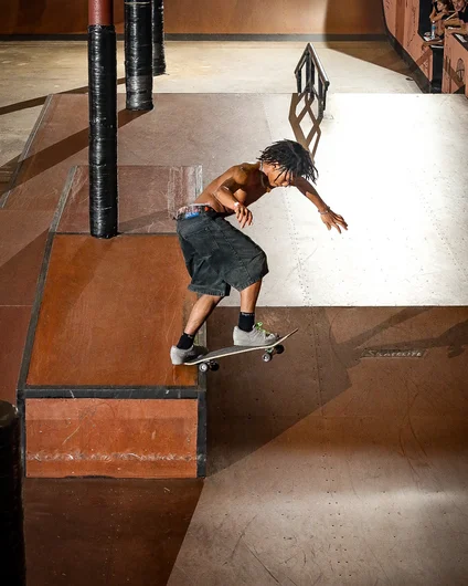 Myles Booker joins the Back Suski Club and takes one down the hubba in the Sponsored Division finals. 

<!--backtoschoolbash23-->