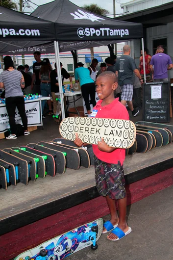<!--b4bday15-->
Derek found a board with his name on it.