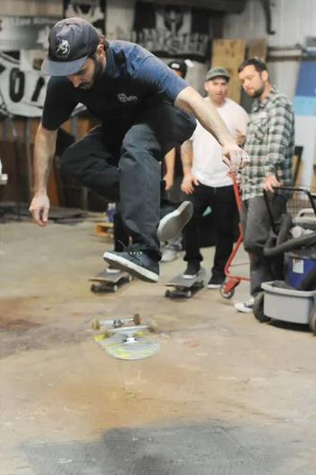 Pshhhhh, get out of here with that 360 flip, HiDefJoe!<!-- etnies Beer and Burritos for the SPoT Staff -->