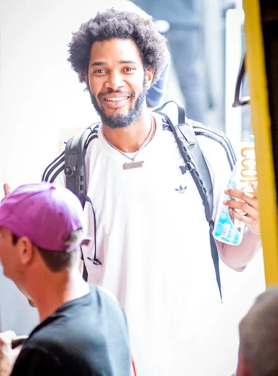 Kevin White, Hyped to be at his first Tampa Pro!!
<!--tampapropractice21-->