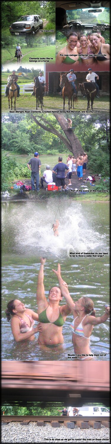 Rope Swing at Woodward Skate Camp