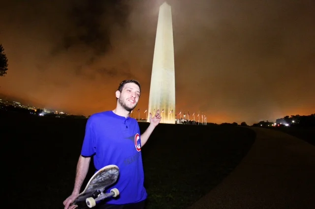 <!--NYCRT-->

PJ Castellano at the Washington Monument in DC.