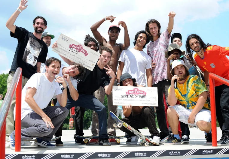 <!--Copa2014-->

The results came in and the Skatepark of Tampa team took first place, winning an all expenses paid trip to the Berrics in LA to skate in the Skate Copa finals. Plus skateshop held their own and took home second. Congratulations to you guys.










